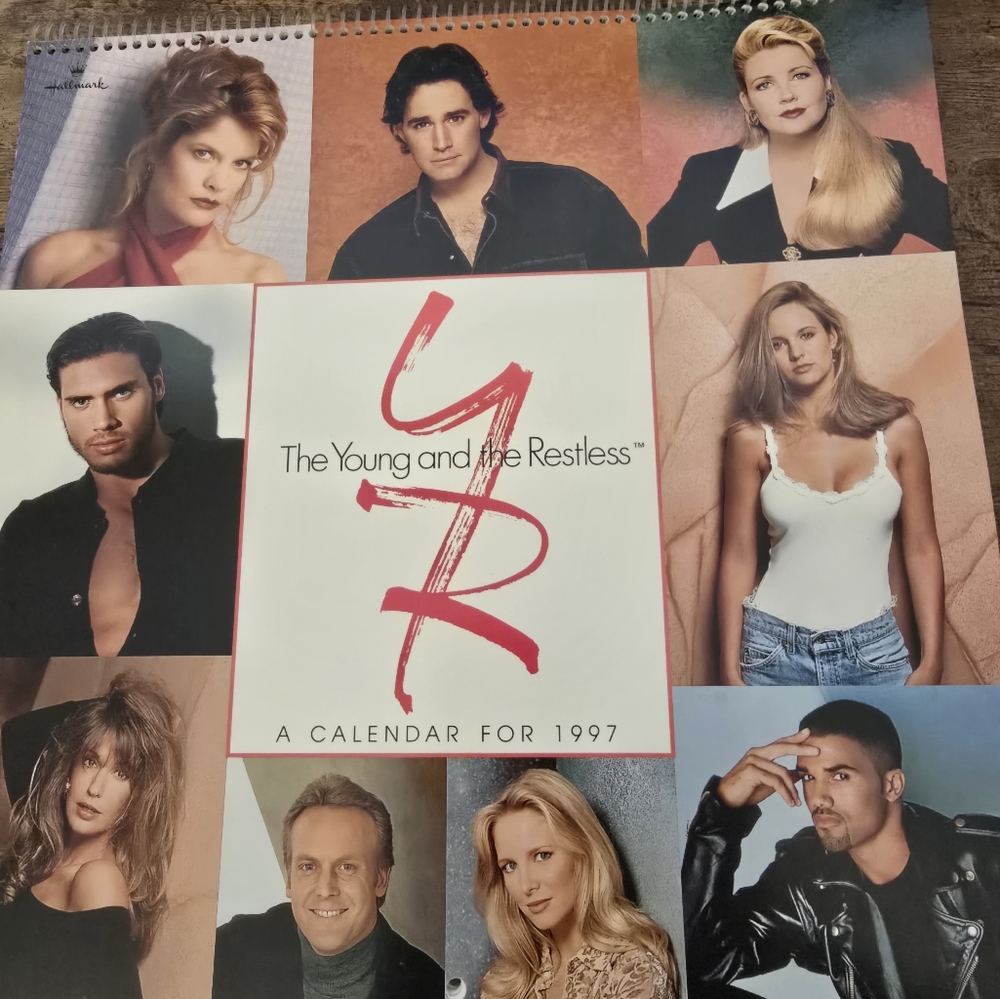 Hallmark The Young and the Restless 1997 Calendar